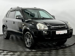 2008 Hyundai Tucson I, чёрный, 595000 рублей, вид 4