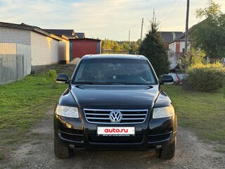 2003 Volkswagen Touareg I, чёрный, 820000 рублей, вид 2