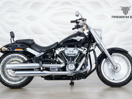 2018 Harley-Davidson Fat Boy, чёрный, 1899000 рублей, вид 1