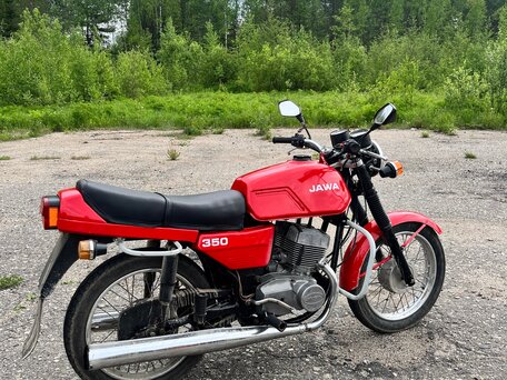 1989 Jawa 350/638, красный, 120000 рублей, вид 5