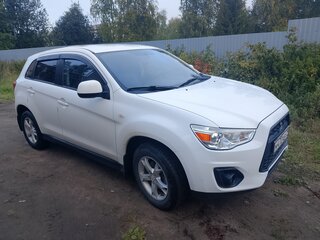 2014 Mitsubishi ASX I Рестайлинг, белый, 1150000 рублей, вид 2