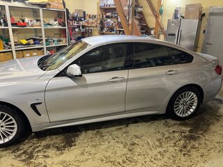 2018 BMW 4 серии Gran Coupe 420d xDrive F32/F33/F36 Рестайлинг, серый, 2440000 рублей, вид 3