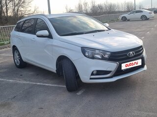 2017 Lada (ВАЗ) Vesta SW I, белый, 880000 рублей, вид 4