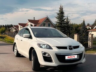 2010 Mazda CX-7 I Рестайлинг, белый, 1190000 рублей, вид 1