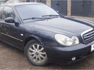 2007 Hyundai Sonata ТагАЗ IV (EF) Рестайлинг, чёрный, 320000 рублей, вид 1