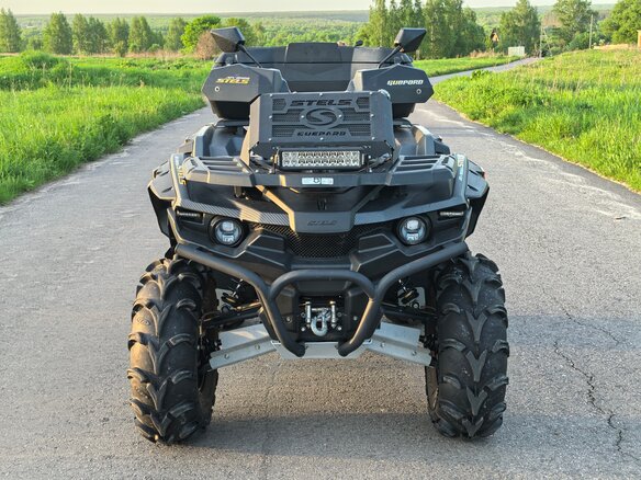 2022 Stels ATV-850 Guepard Trophy, чёрный, 850000 рублей - вид 3