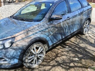 2021 Lada (ВАЗ) Vesta SW Cross I, серый, 760000 рублей, вид 4