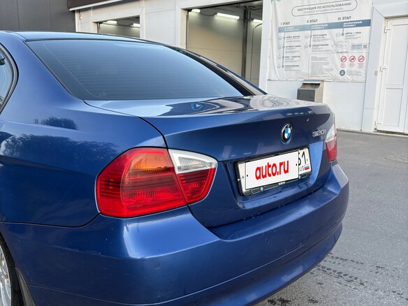 2007 BMW 3 серии 320i V (E90/E91/E92/E93), синий, 750000 рублей - вид 9