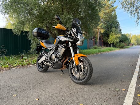 2012 Kawasaki Versys 650, жёлтый, 590000 рублей, вид 3