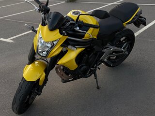 2012 Kawasaki ER-6N, жёлтый, 410000 рублей, вид 2