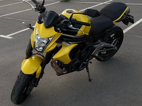 2012 Kawasaki ER-6N, жёлтый, 410000 рублей, вид 2