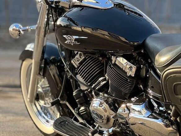 2006 Yamaha XVS650 Drag Star, чёрный, 475000 рублей - вид 8