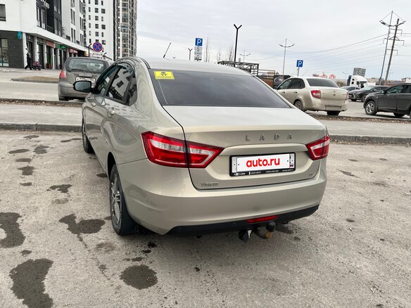 2018 Lada (ВАЗ) Vesta I, бежевый, 900000 рублей - вид 6