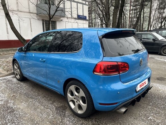 2011 Volkswagen Golf GTI VI, синий, 1060000 рублей - вид 1
