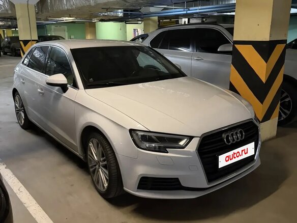 2016 Audi A3 III (8V) Рестайлинг, белый - вид 1