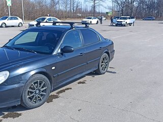 2009 Hyundai Sonata ТагАЗ IV (EF) Рестайлинг, чёрный, 800000 рублей, вид 1