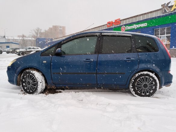 2008 Ford C-MAX I Рестайлинг, синий, 510000 рублей - вид 9