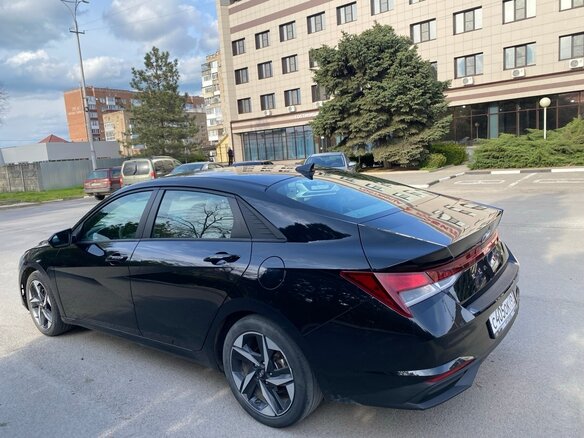 2023 Hyundai Elantra VII (CN7), чёрный, 2250000 рублей - вид 8