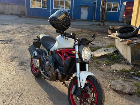 2014 Ducati Monster 821, белый, 640000 рублей, вид 1