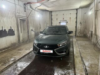 2016 Lada (ВАЗ) Vesta I, зелёный, 800000 рублей, вид 3