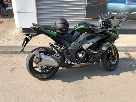 2021 Kawasaki Ninja 1000 SX, зелёный, 1350000 рублей, вид 2