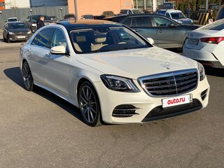 2017 Mercedes-Benz S-Класс 400 d Long VI (W222, C217) Рестайлинг, белый, 4950000 рублей, вид 1