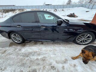 2017 BMW 5 серии 520d xDrive VII (G30/G31/G38), чёрный, 2950000 рублей, вид 4