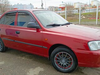 2005 Hyundai Accent ТагАЗ II, красный, 485000 рублей, вид 2