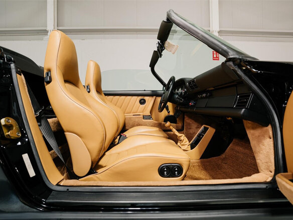 1989 Porsche 911 Carrera II (911, 930), чёрный - вид 30