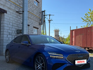 2022 Genesis G70 I Рестайлинг, синий, 3350000 рублей, вид 2