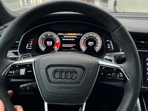 2020 Audi Q8 50 TDI I (4M), белый, 7700000 рублей - вид 7