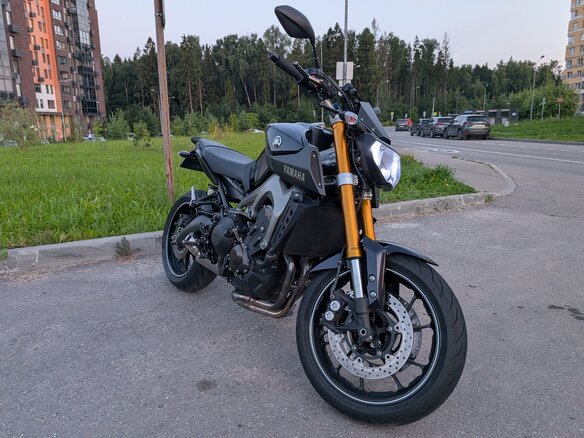 2015 Yamaha MT-09 (FZ-09), фиолетовый, 680000 рублей - вид 6