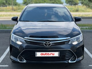 2014 Toyota Camry VII (XV50), чёрный, 1630000 рублей, вид 2