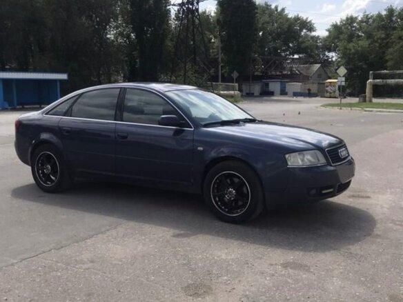 2002 Audi A6 II (C5) Рестайлинг, синий, 350000 рублей - вид 3