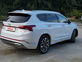 2021 Hyundai Santa Fe IV Рестайлинг, белый, 3450000 рублей, вид 4