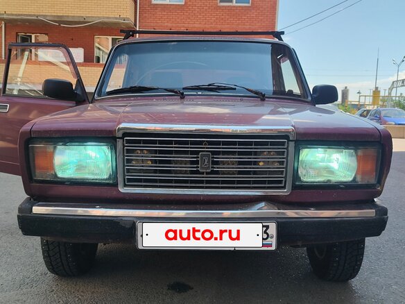 2002 Lada (ВАЗ) 2107, пурпурный