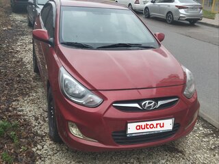 2011 Hyundai Solaris I, красный, 500000 рублей, вид 1