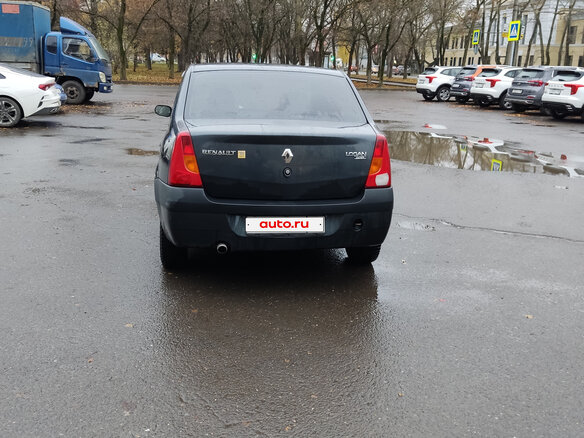 2009 Renault Logan I, серый, 260000 рублей - вид 4