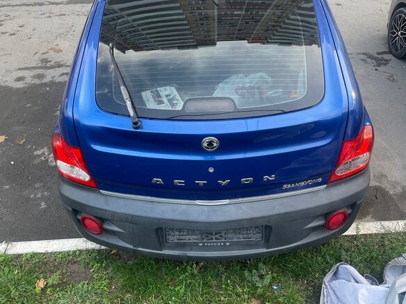 2007 SsangYong Actyon 4-speed I, синий, 720000 рублей - вид 4