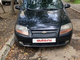 2004 Chevrolet Aveo I, чёрный, 200000 рублей, вид 1