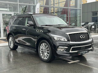 2017 Infiniti QX80 I Рестайлинг, чёрный, 3700000 рублей, вид 3