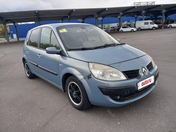 2007 Renault Scenic II Рестайлинг, серый, 570000 рублей - вид 1