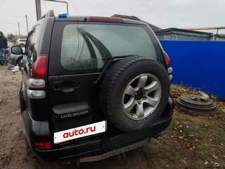 2006 Toyota Land Cruiser Prado 4-speed 120 Series, чёрный, 1260000 рублей, вид 4