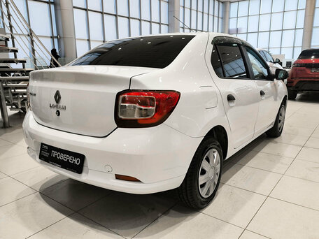 2018 Renault Logan II Рестайлинг, белый, 580000 рублей, вид 5