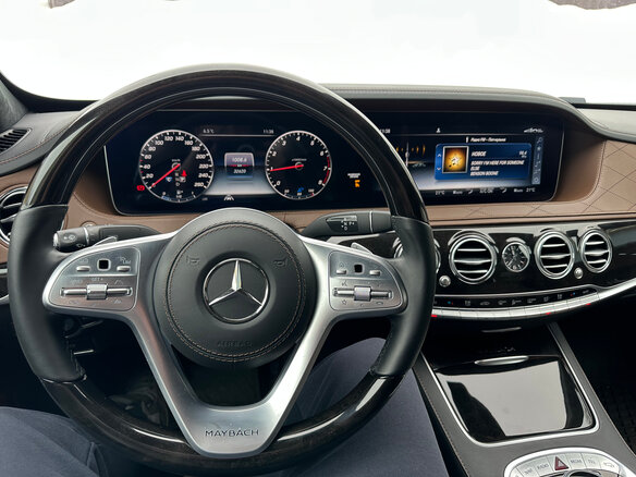 2020 Mercedes-Benz Maybach S-Класс 450 I (X222) Рестайлинг, чёрный - вид 11