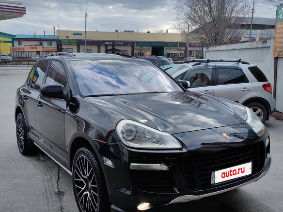 2007 Porsche Cayenne Turbo I Рестайлинг (957), чёрный, 1750000 рублей - вид 1