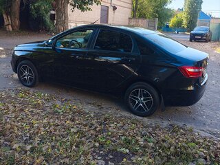 2016 Lada (ВАЗ) Vesta I, чёрный, 860000 рублей, вид 4