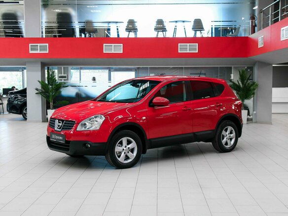 2008 Nissan Qashqai I, красный, 605000 рублей