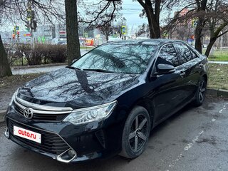 2016 Toyota Camry VII (XV50) Рестайлинг, чёрный, 1650000 рублей, вид 1