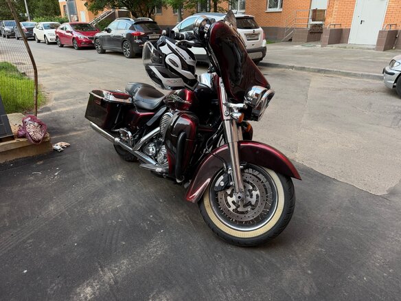 2007 Harley-Davidson Street Glide, красный, 850000 рублей - вид 6